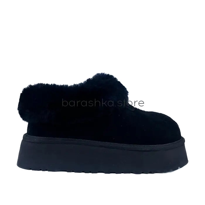 Revival Platform Slippers Black -  Barashka.Store