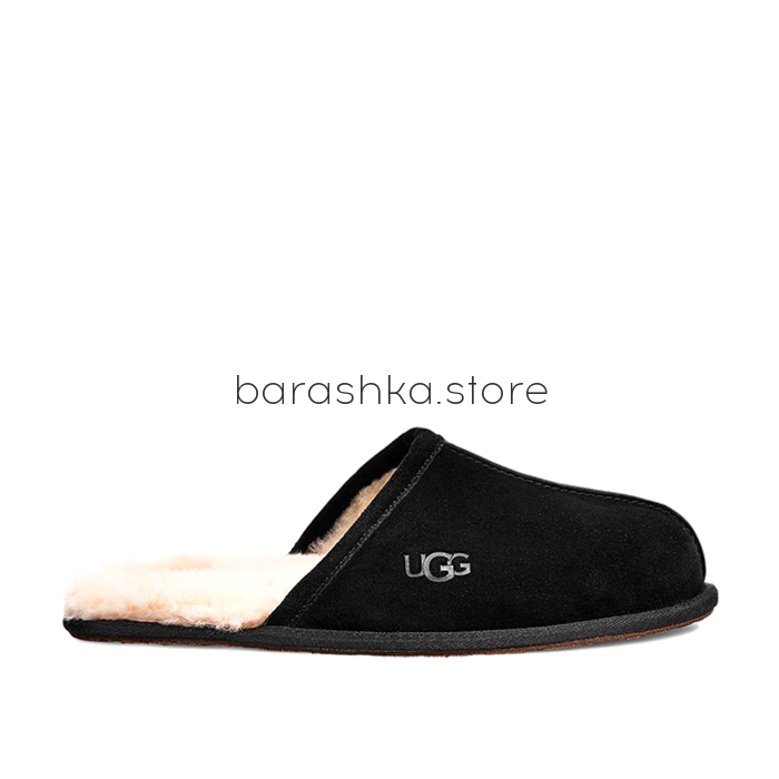 Тапочки Men's Scuff Slipper Black -  Barashka.Store