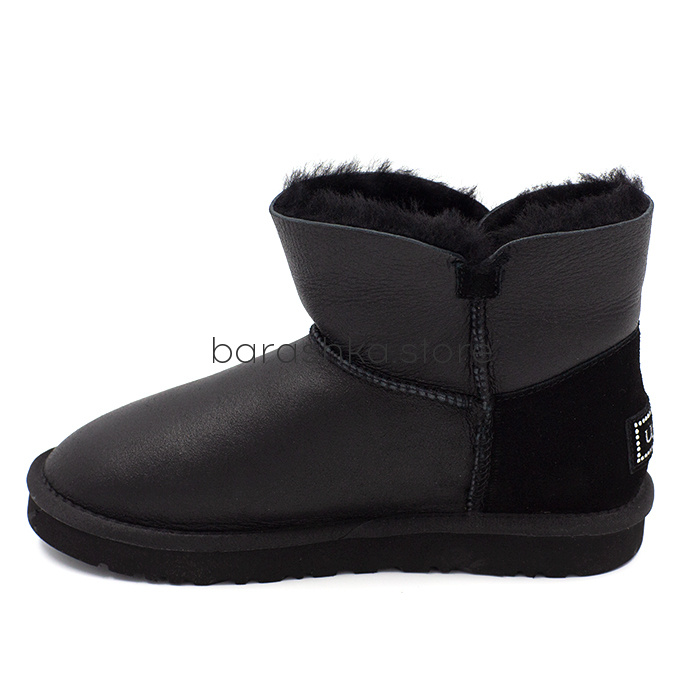 Mini Bailey Button Metallic Black -  Barashka.Store