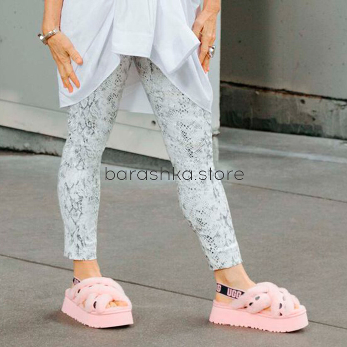 Disco Cross Slide Pink Scallop -  Barashka.Store