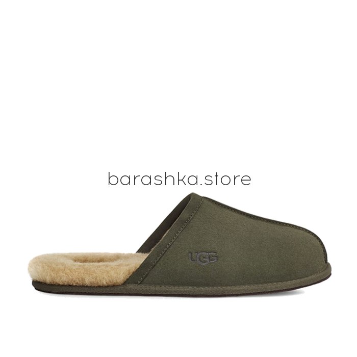 Тапочки Men's Scuff Slipper Olive -  Barashka.Store