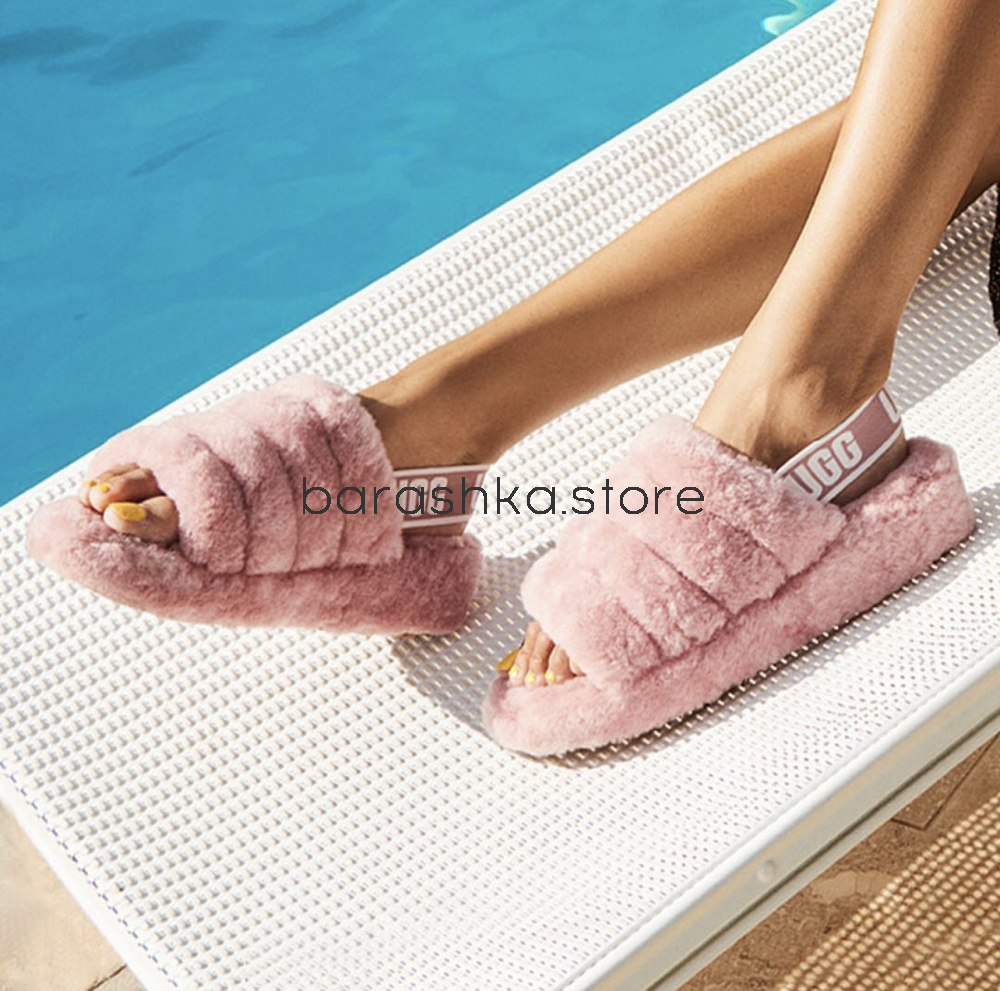 Сандали Fluff Yeah Slide Pink -  Barashka.Store