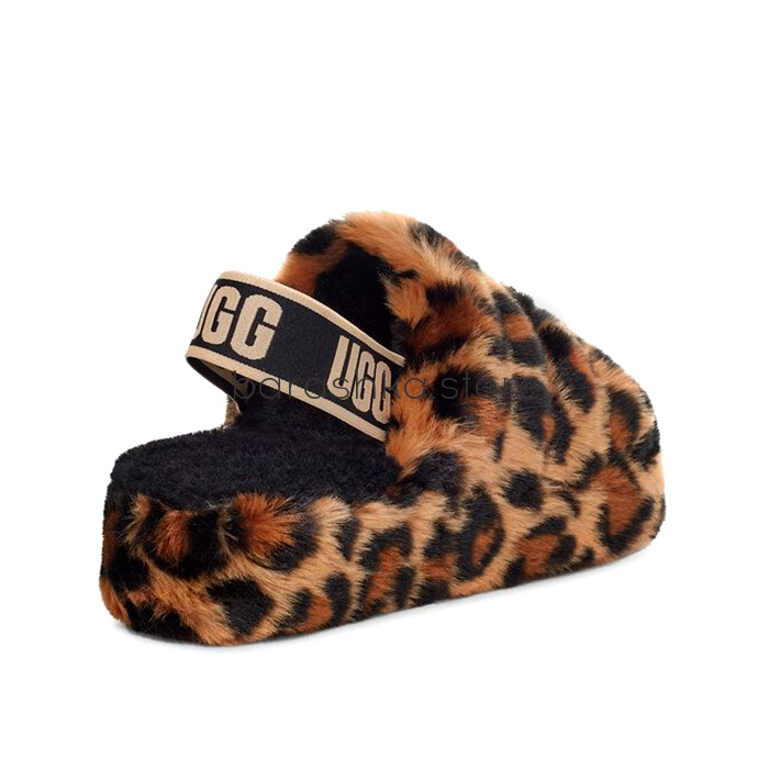 Сандали Fluff Yeah Slide Leopard -  Barashka.Store