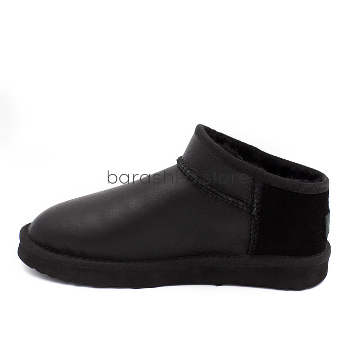 Ultra Mini Men's Black Leather -  Barashka.Store