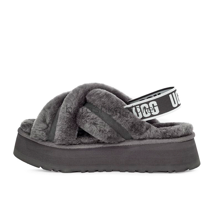 Disco Cross Slide Grey -  Barashka.Store