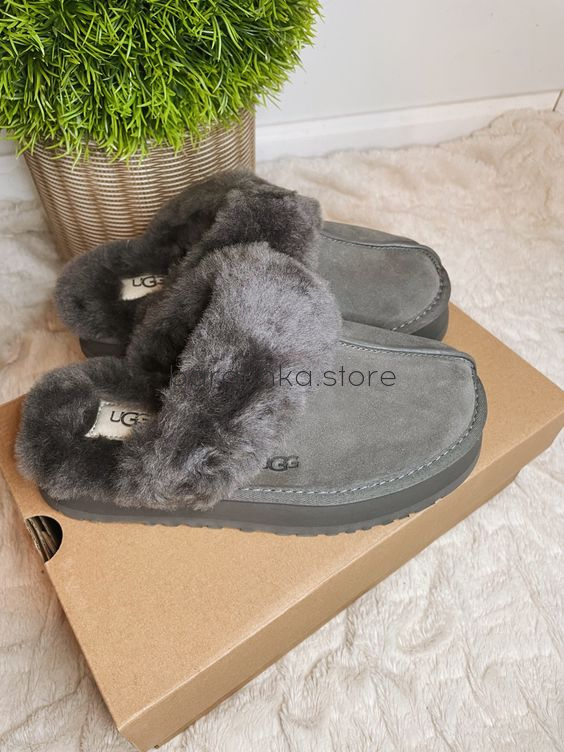 Тапочки Disquette Grey -  Barashka.Store