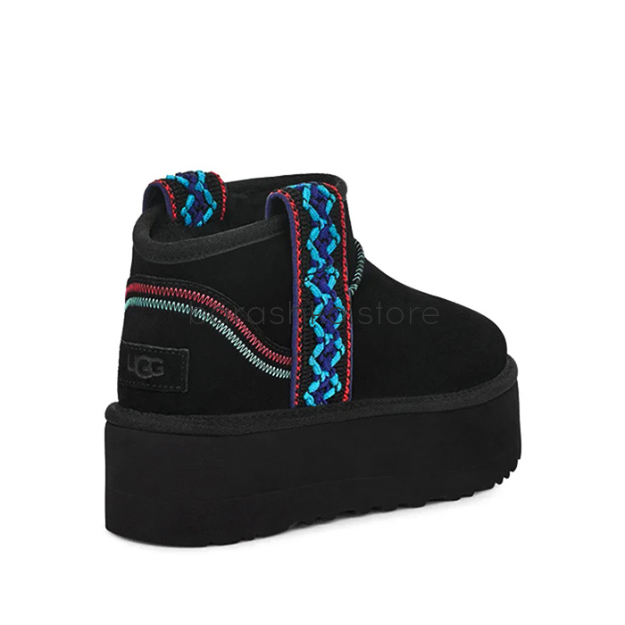 Classic Ultra Mini Braid Platform Black -  Barashka.Store