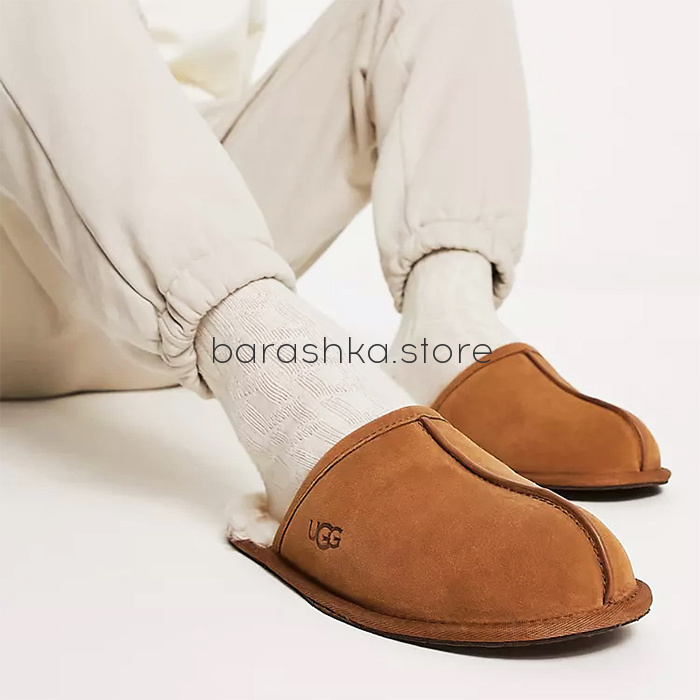 Тапочки Men's Scuff Slipper Chestnut -  Barashka.Store