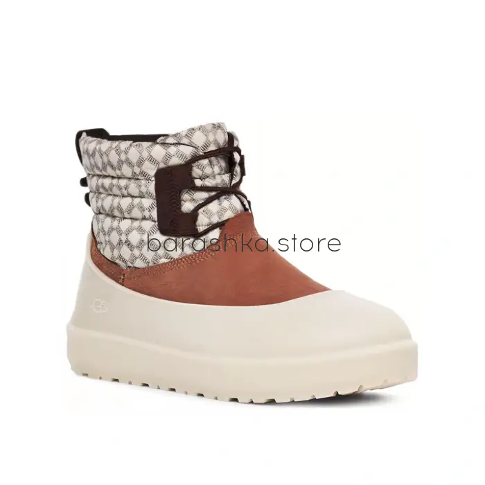 Classic Mini Lace-Up Weather Luxe -  Barashka.Store