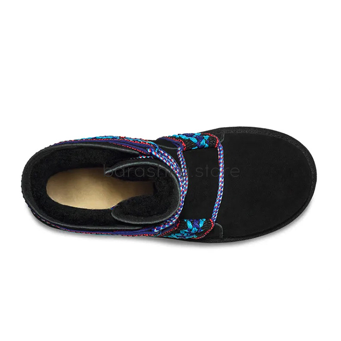 Classic Mini Braid Platform Black -  Barashka.Store