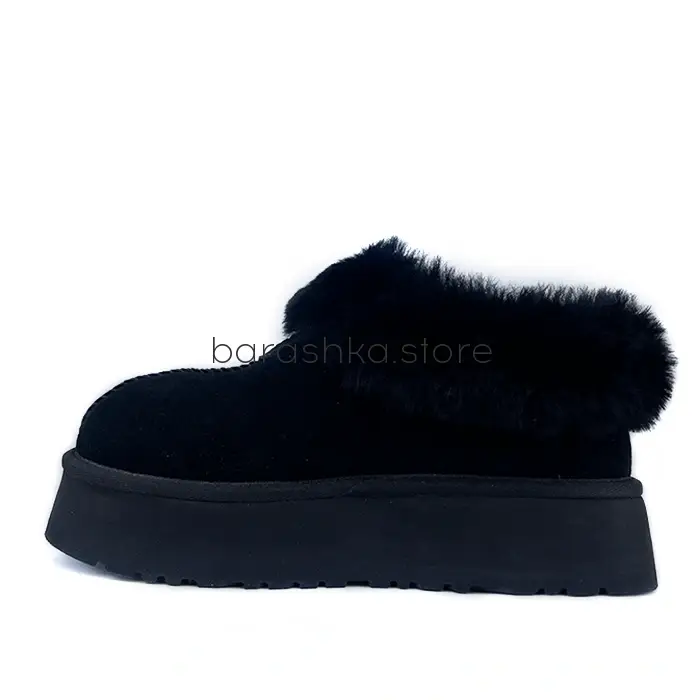 Revival Platform Slippers Black -  Barashka.Store