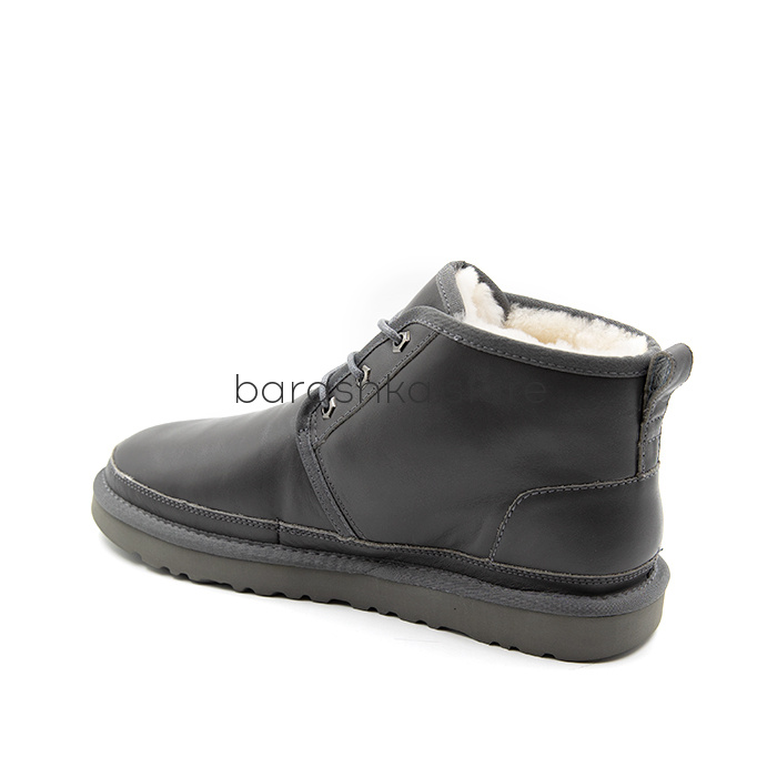 Neumel Men's Leather Grey -  Barashka.Store