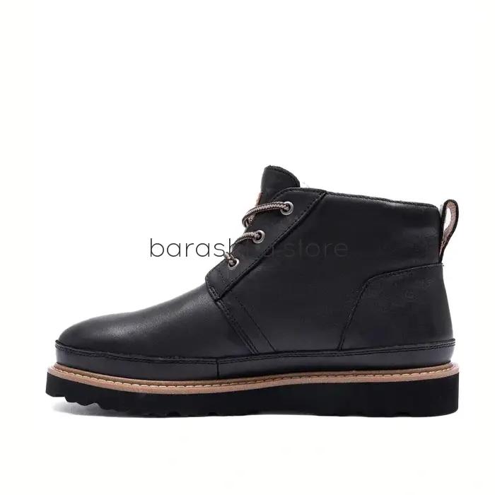 Neumel Gentlemen Leather Black -  Barashka.Store