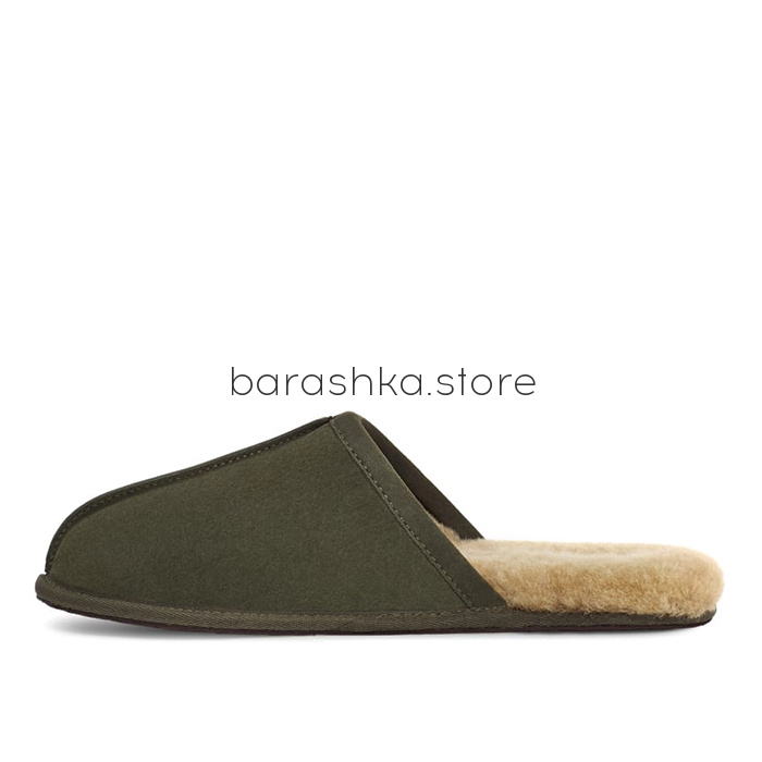 Тапочки Men's Scuff Slipper Olive -  Barashka.Store