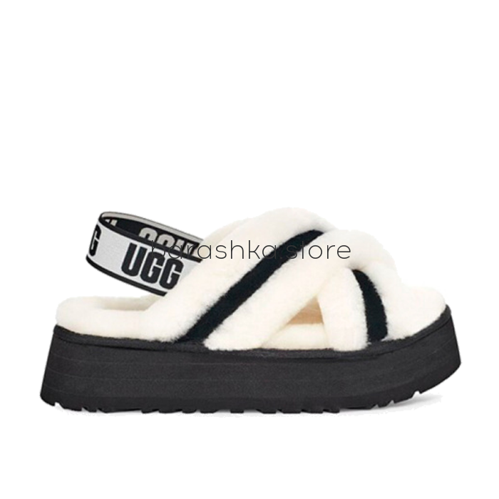 Disco Cross Slide White -  Barashka.Store