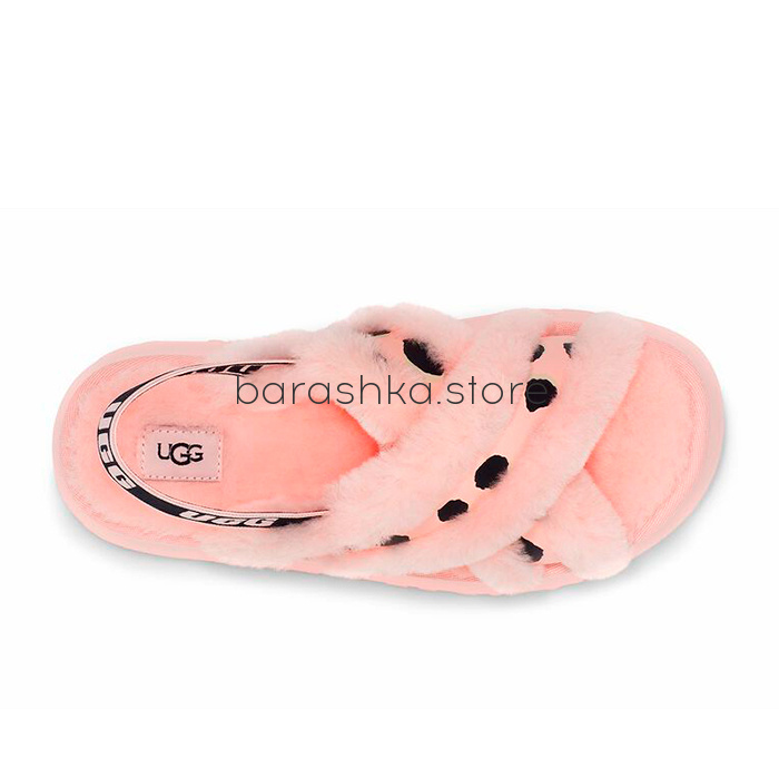 Disco Cross Slide Pink Scallop -  Barashka.Store