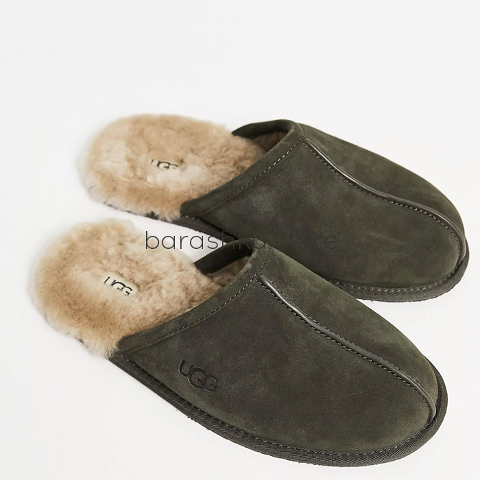 Тапочки Men's Scuff Slipper Olive -  Barashka.Store