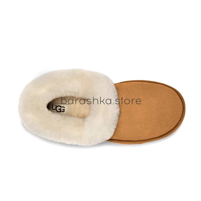 Nita Slippers Chestnut -  Barashka.Store