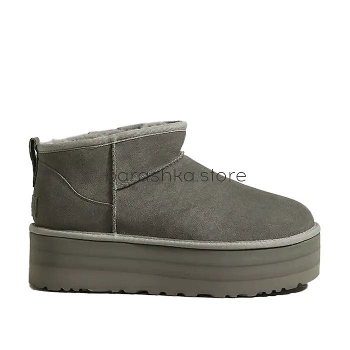 Classic Ultra Mini Platform Grey -  Barashka.Store