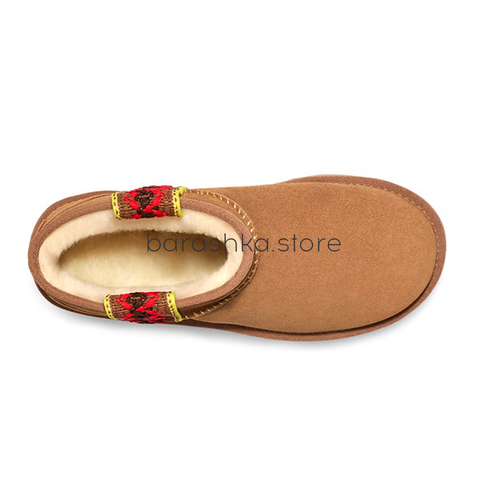 Classic Ultra Mini Braid Platform Chestnut -  Barashka.Store