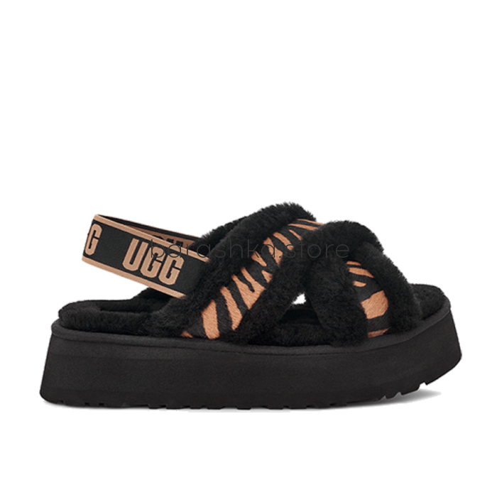 Disco Cross Slide Tiger Print -  Barashka.Store