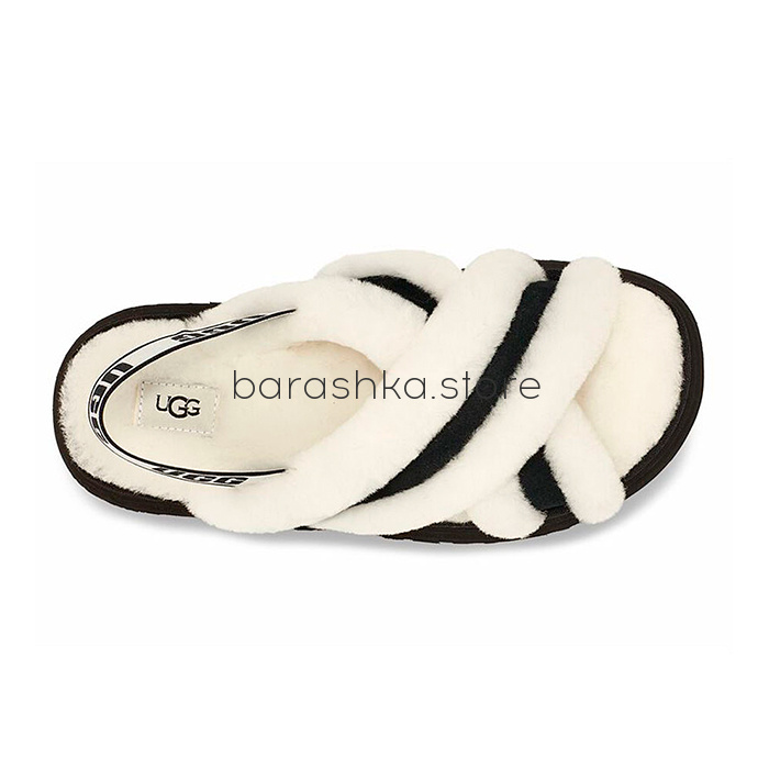 Disco Cross Slide White -  Barashka.Store