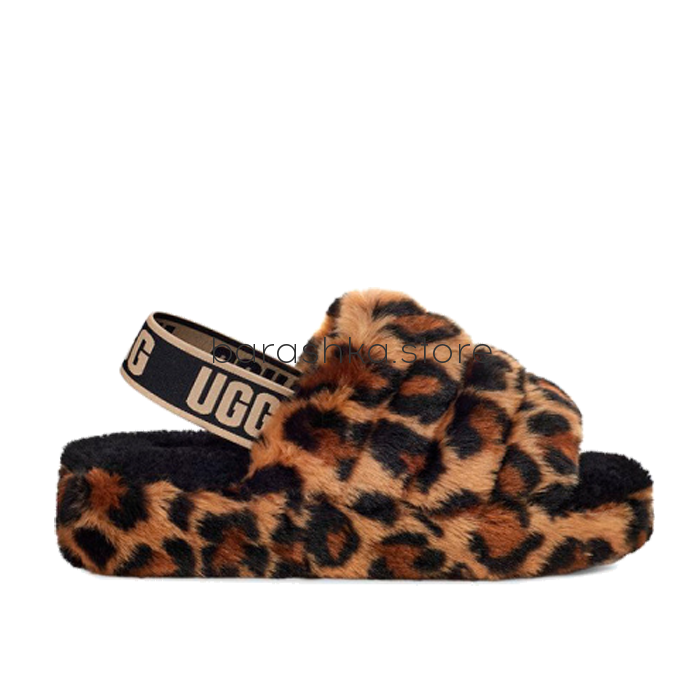 Сандали Fluff Yeah Slide Leopard -  Barashka.Store