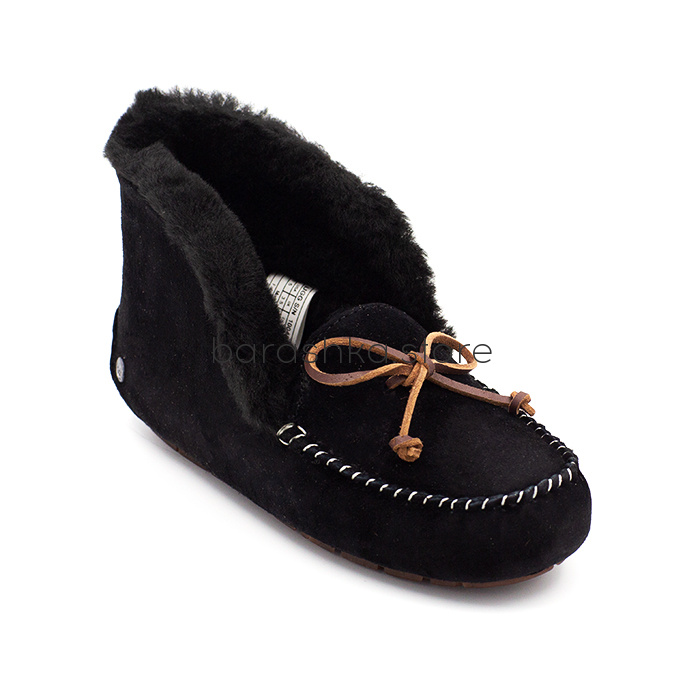 Мокасины Alena Full Black -  Barashka.Store