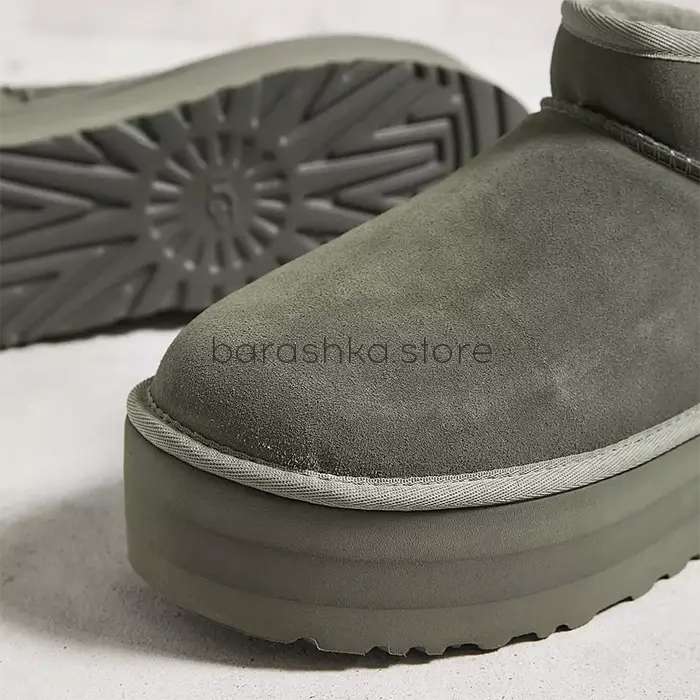 Classic Ultra Mini Platform Grey -  Barashka.Store