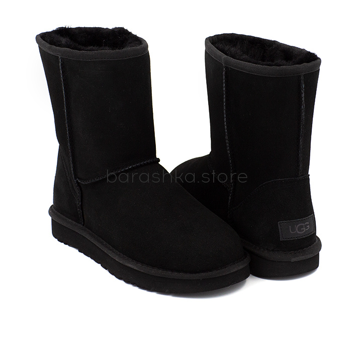 Classic Short II Boot Men's Black -  Barashka.Store