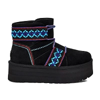 Classic Mini Braid Platform Black