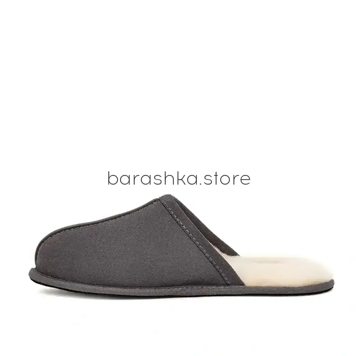 Тапочки Men's Scuff Slipper Grey -  Barashka.Store