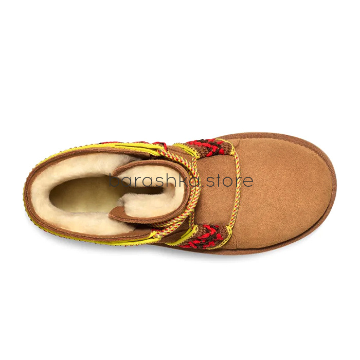 Classic Mini Braid Platform Chestnut -  Barashka.Store