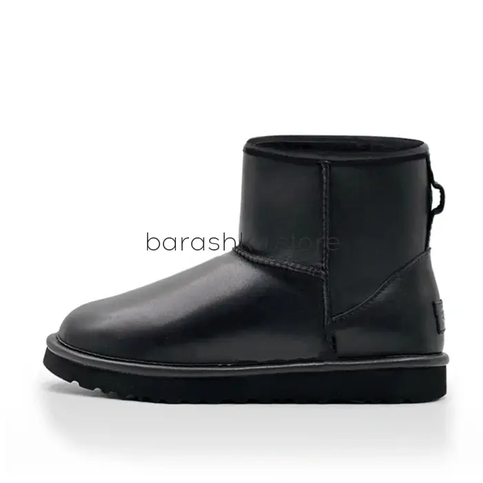 Classic Mini Black Leather -  Barashka.Store