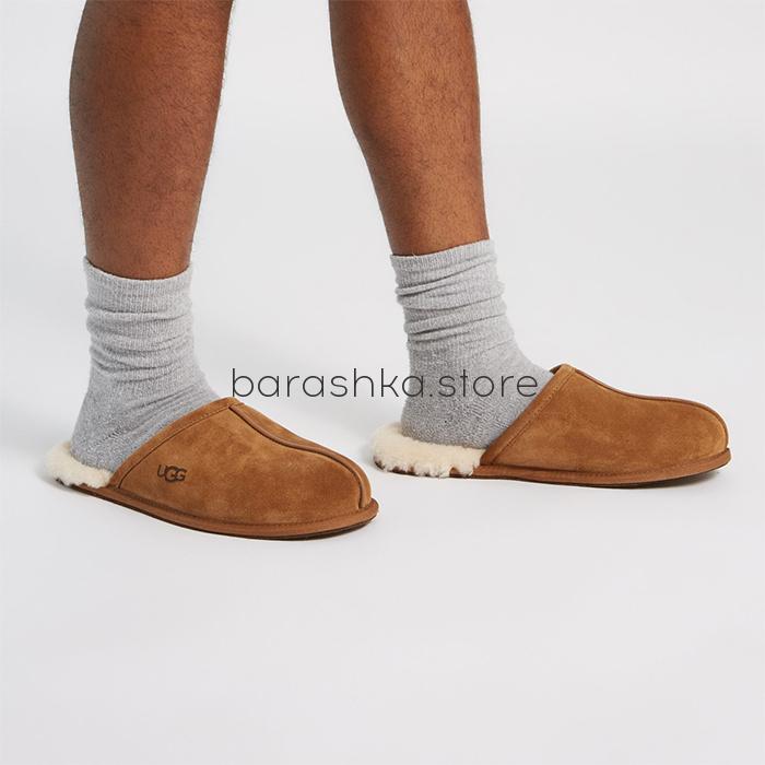 Тапочки Men's Scuff Slipper Chestnut -  Barashka.Store