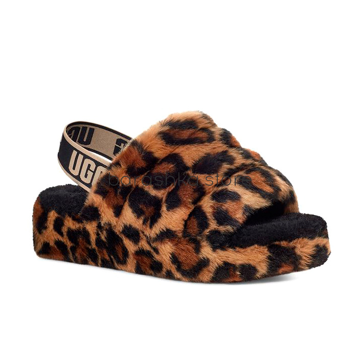 Сандали Fluff Yeah Slide Leopard -  Barashka.Store